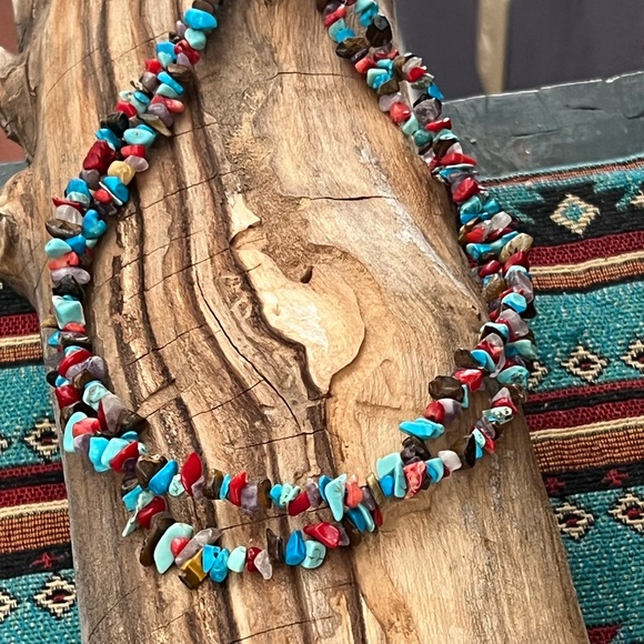 Native American Multi Stone Necklace - Picture 8 of 11